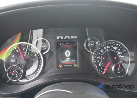 2019 Ram 1500 Big Horn/Lone Star 4X2 5'7 Box z USA, uszkodzony, nr VIN 1C6RREFT6KN792311